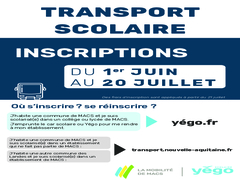 Inscriptions Transports Scolaires 2024