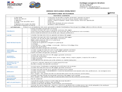 Liste de fournitures 3ème - Rentrée 2026-2027
